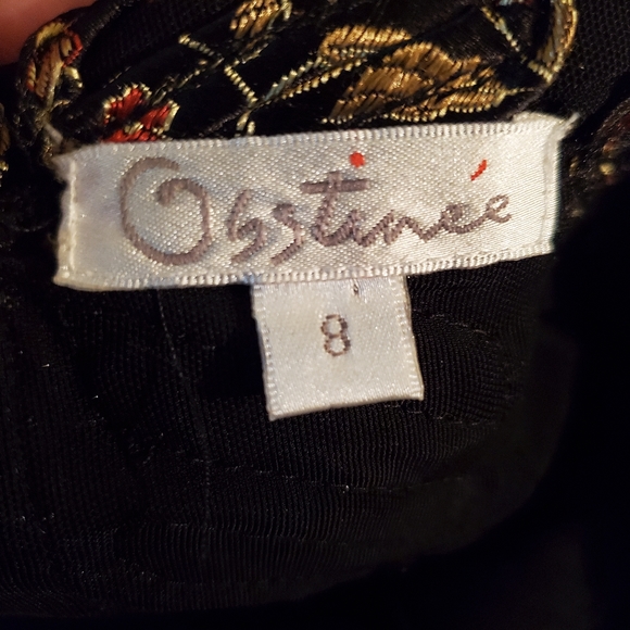 Osstinee Unique Black Floral Corset Quilt Style Tank Top - Picture 10 of 11